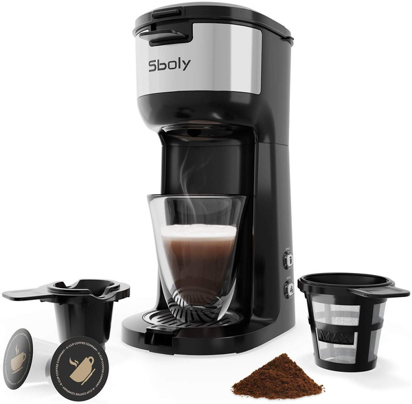 Sboly Single Serve Coffee Maker K Cup Compact Design Thermal Drip Instant  Coffee
