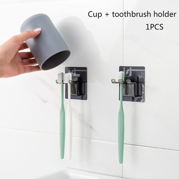 Wall Mount, plastictoothbrushholder, Home Decor, Cup