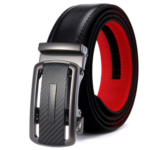 red designer belt mens