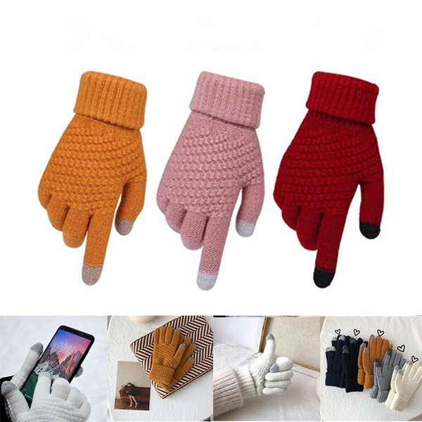 Women's Wnter Touch Screen Gloves Warm Mttens Fashon Hand Warmer - Etsy