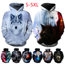 3D hoodies, hooded, pullover hoodie, Sleeve