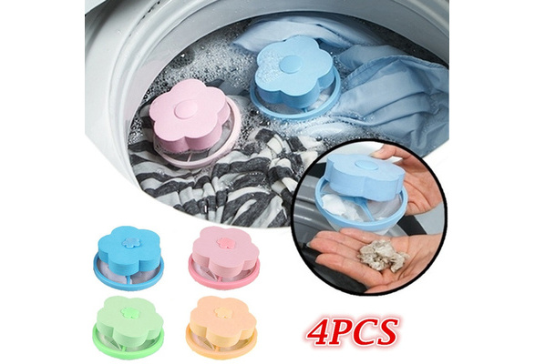 Home Laundry Washing Machine Filter Bag Floating Lint Hair Catcher Mesh Pouch 