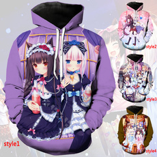 cute, nekopara, Long Sleeve, anime hoodie