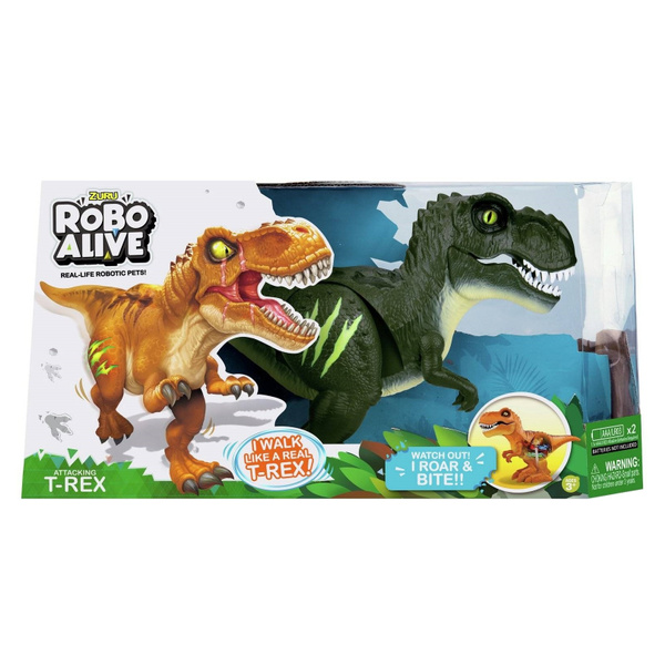 Robo Alive Rampaging Dinossauro Raptor Verde - Autobrinca Online