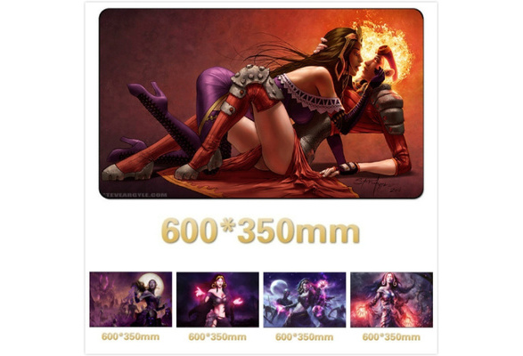 600*350 Playmat MTG Nice 20 Patterns Liliana Kissing Chandra