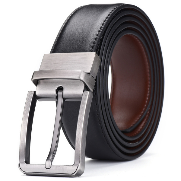 mens belt with removable buckle