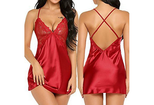 Silk hotsell lingerie dress