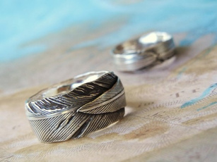 Couple Rings, Antique, 925 sterling silver, Jewelry
