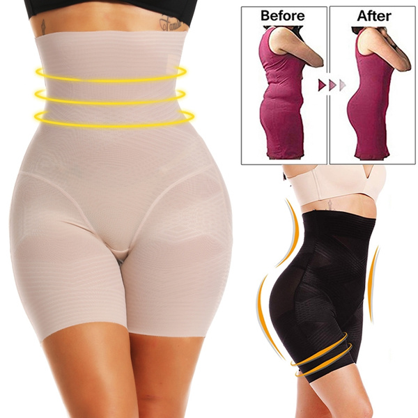 Women Waist Trainer Tummy Control Panties Body Shaper High Waisted