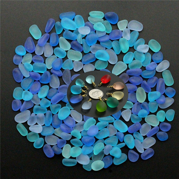 Sea glass deals beads bulk