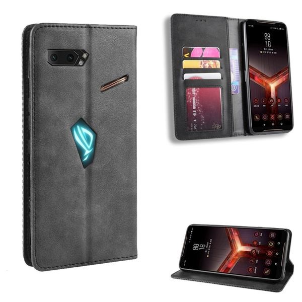 For ASUS Rog Phone 2 RogPhone 2 Z01QD Case Wallet Card Stand Magnetic Book  Cover For ASUS ROG Phone II ZS660KL Phone Cases | Wish