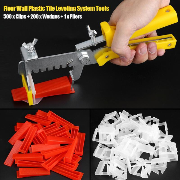Lot De 300 Cales Réutilisables Pour Nivellement De Carrelage De 0,3 Cm, 1/12", 1/16", 1/32" Et Clips De Système De Nivellement De Carrelage, Outils De Nivellement De Carrelage Pour Installation