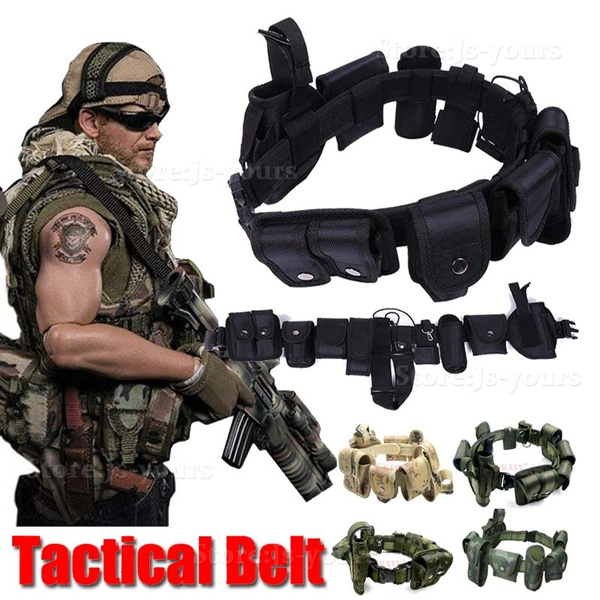 Military Tactical Belt Multifunctional Security Belts Training Polices