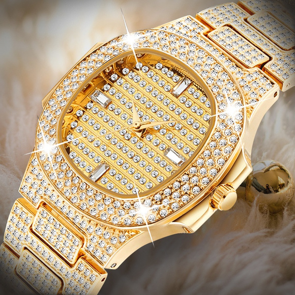 Relojes De Regalo Para Mujer Reloj De Diamantes De Oro Reloj