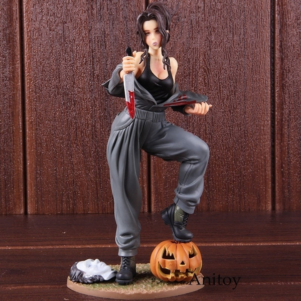 2019 New 2020 New Horror Halloween Figure Michael Myers Bishoujo Statue Halloween Michael Myers Action Figure Pvc Collectible Model Toy Anime Collectors Halloween Gift Christmas Gift Halloween Gifts Model Collection Cartoon Hobby Reimagines michael myers for the horror bishoujo line. wish