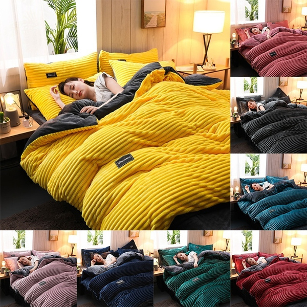 Thick coral best sale flannel fleece bedding