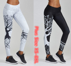Women Leggings Sports Trousers Athletic Gym Workout Fitness Yoga Leggings Pants Plus Size XS-8XL