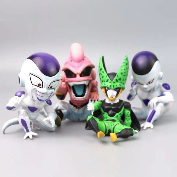 12cm Dragon Ball Z Majin Buu and Felisa Figure,Sharu Action Figure PVC ...