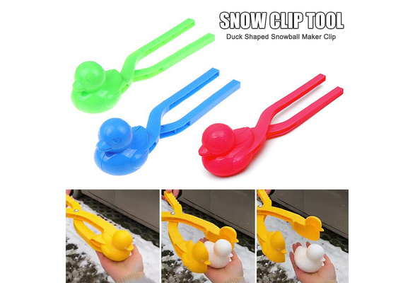 Details about   Duck Shaped Snowball Maker Clip Children Outdoor Winter Snow Sand Mold Tool US 