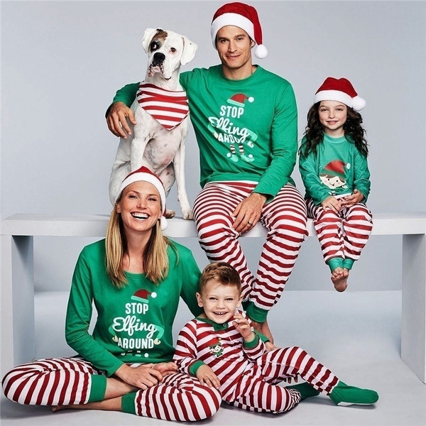 2019 Hot Sale Fashion Family Christmas Pajamas Matching Christmas