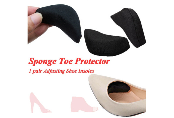 Sponge Toe Protector Separators Insoles Shoe Size Adjusting High-Heel Shoes Pad. 