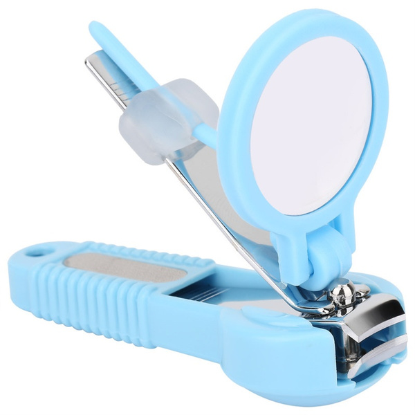nail clipper with magnifying glass