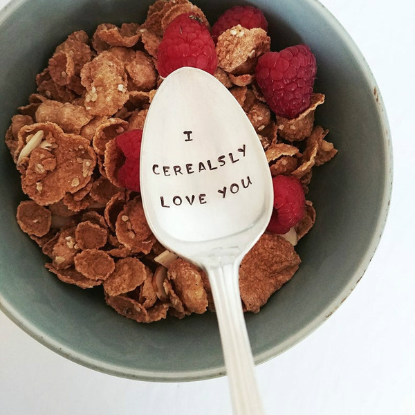 Download Gift For Boyfriend I Cerealsly Love You Spoon Anniversary Gift For Husband Gift For Child Couple S Gift Cereal Lover Serving Utensils Home Living Elite1 Pl