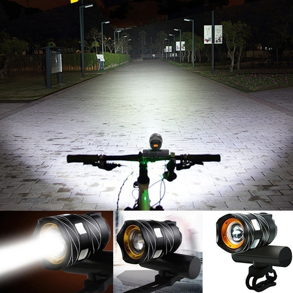 15000LM Free Zoom Waterproof USB Rechargeable Bicycle Lamp LED