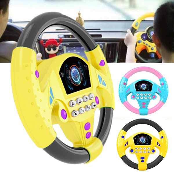 Play and Learn Driver Baby Steering Wheel with Lights Sounds Toddler Musical Toy 