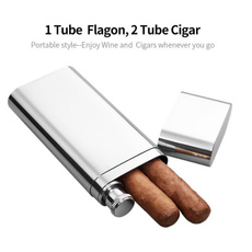 case, cigartube, Stainless Steel, Gifts