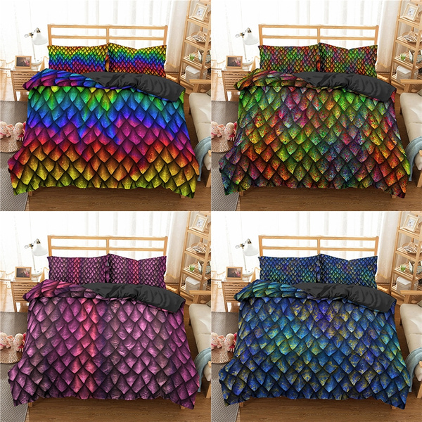 Shamdon Home Collection Dragon Design Very Soft Fabric Duvet Cover Set Bedding