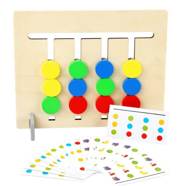 Funny Fruit Pairing Game Children Wooden Montessori Toys Educational Toy Gift 