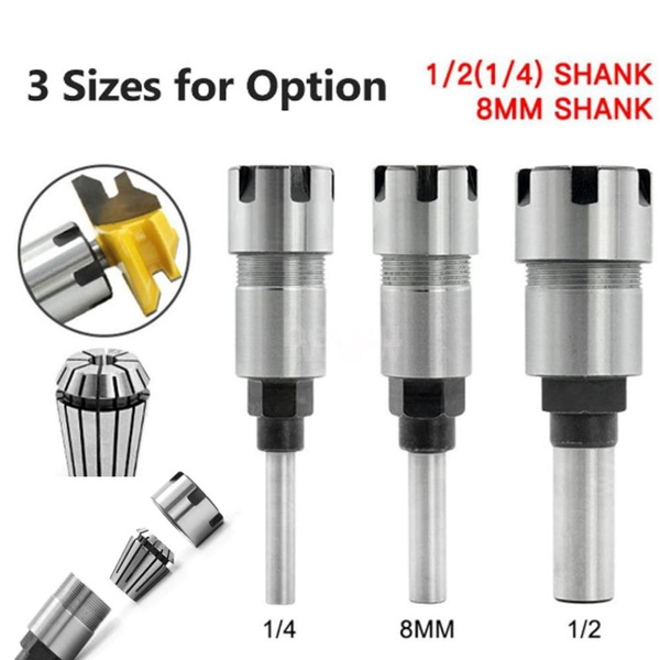 1/2"to1/4" CarbonSteel Black Router Collet Reduction extender Sleeve Tool BiYJUS 1/2"to1/4" CarbonSteel Black Router Collet Reduction extender Sleeve Tool BiYJUS