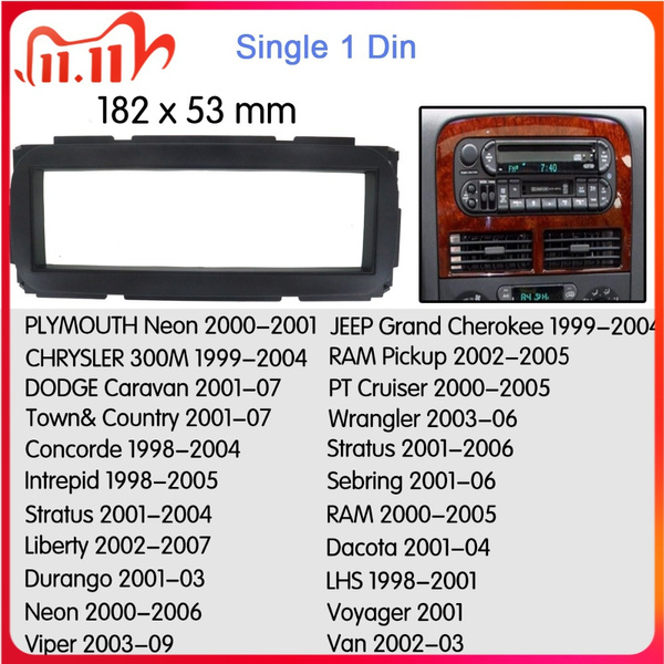 Metra 99-6511 Single DIN Dash Installation Kit For 2007-14 Chrysler/Dodge/Jeep E - Foto 7