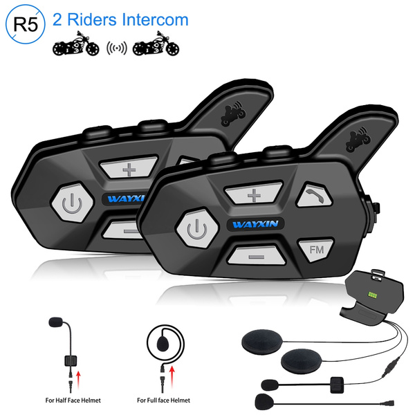 wayxin motorcycle bluetooth intercom