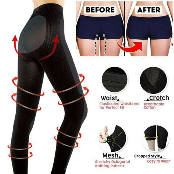 Slim Tights for Women Compression Stockings Pantyhose Varicose Veins Fat  Calorie Burn Leg Shaping Stovepipe Stocking Care Tool