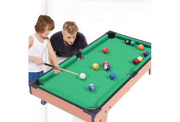 rotary Foreman Oxide Mini Pool Table Children Kids Snooker Billiards Set Cues Balls For Indoor  Sports | Wish