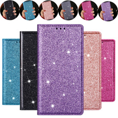 Samsung phone case, leather wallet, Bling, Samsung