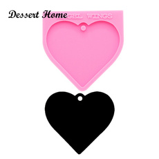 Heart, Love, Silicone, keychainjewelry