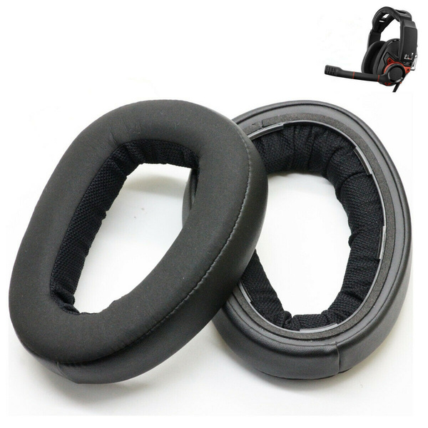 GSP 670 Black GSP 500 Professional Gaming Headset Ear Pad/Ear Cushion/Ear Cups/Ear Cover/Earpads Repair Parts GSP 600 Ear Pads,Earpad Replacement for Sennheiser GSP 600