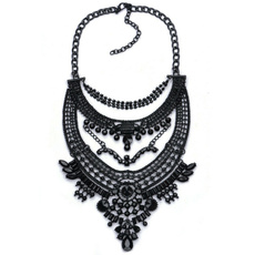 bib necklace, Fashion, Jewelry, Metal