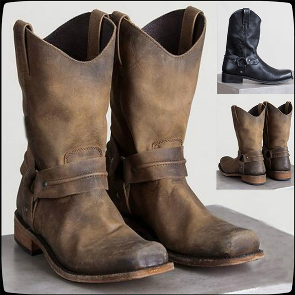 38-48 Werkschoenen Winterlaarzen Heren Big Size Pluche Warme Winterschoenen  Heren Bruin Vintage Heren Laarzen Veiligheidsschoenen | Wish