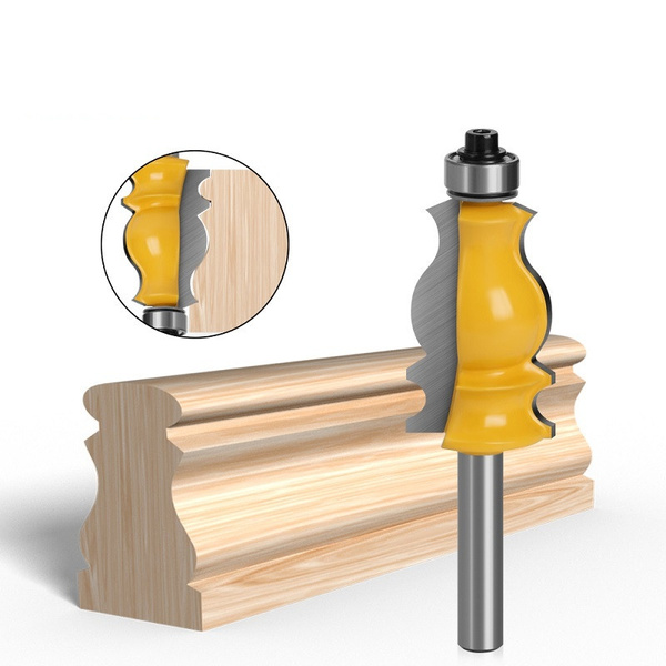 1PCS 8mm Shank Architectural Molding Router Bit Woodworking Cutter Tools 1PCS 8mm Shank Architectural Molding Router Bit Woodworking Cutter Tools