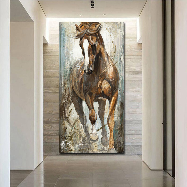 Modern Vertical Canvas Horse Painting Paintings On The Wall Home Decor Posters Prints Pictures Art No Frame Wish - Long Vertical Pictures For Walls Modern Vertical Canvas Horse Painting Paintings On The Wall Home Decor Posters Prints Pictures Art No Frame Wish - Long Vertical Pictures For Walls