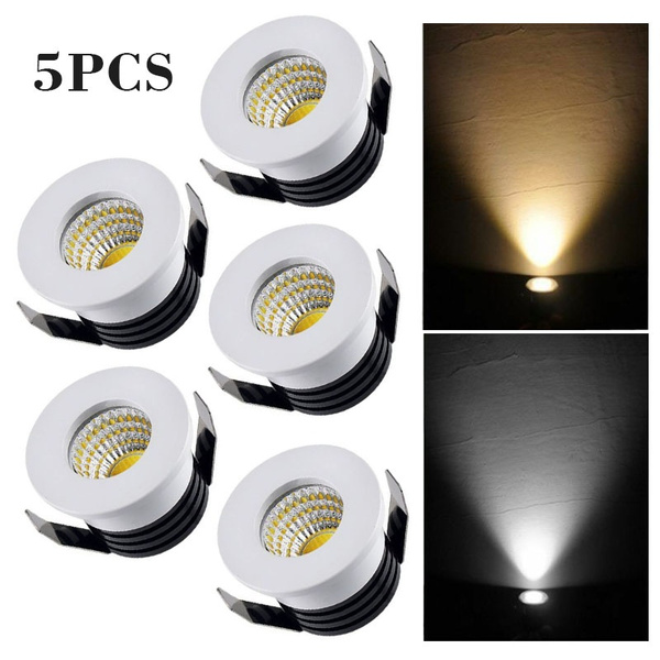 90-265V AC 3W LED Recessed Spotlight Ceiling Light Downlight Cabinet Spot Lamp 