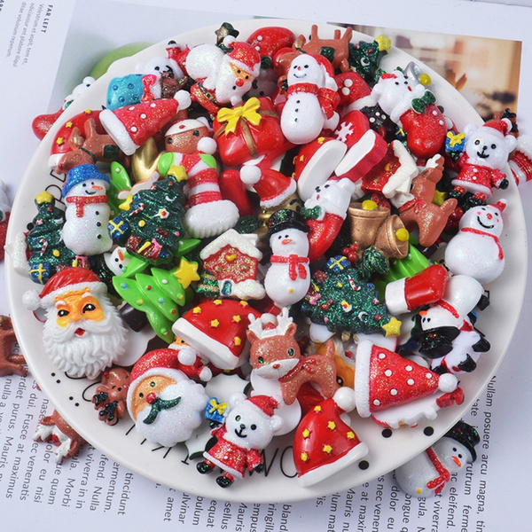 10Pcs Merry Christmas Accessory For Jewelry Making Diy Christmas