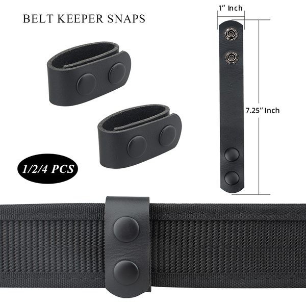 Duty Belt Keeper with Double Snaps for 2¼ Wide Belt Security Tactical Belt  Police Military Equipment Accessories