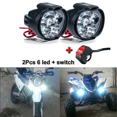 2Pcs 6/9 LED Motorcycle Light