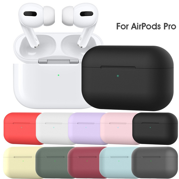For Apple Airpods Pro 2019 Wireless Charging Case Silicone Protective Cover  Skin Airpods 1/2/3 Cover Airpods Pro Case(The Apple Airpods Pro Is Not  Included) | Wish