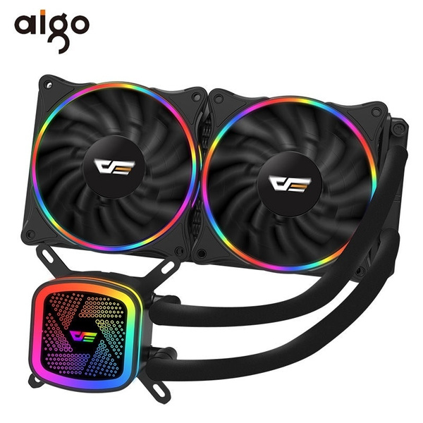 Aigo PC Case Water Cooling CPU Fan T240 